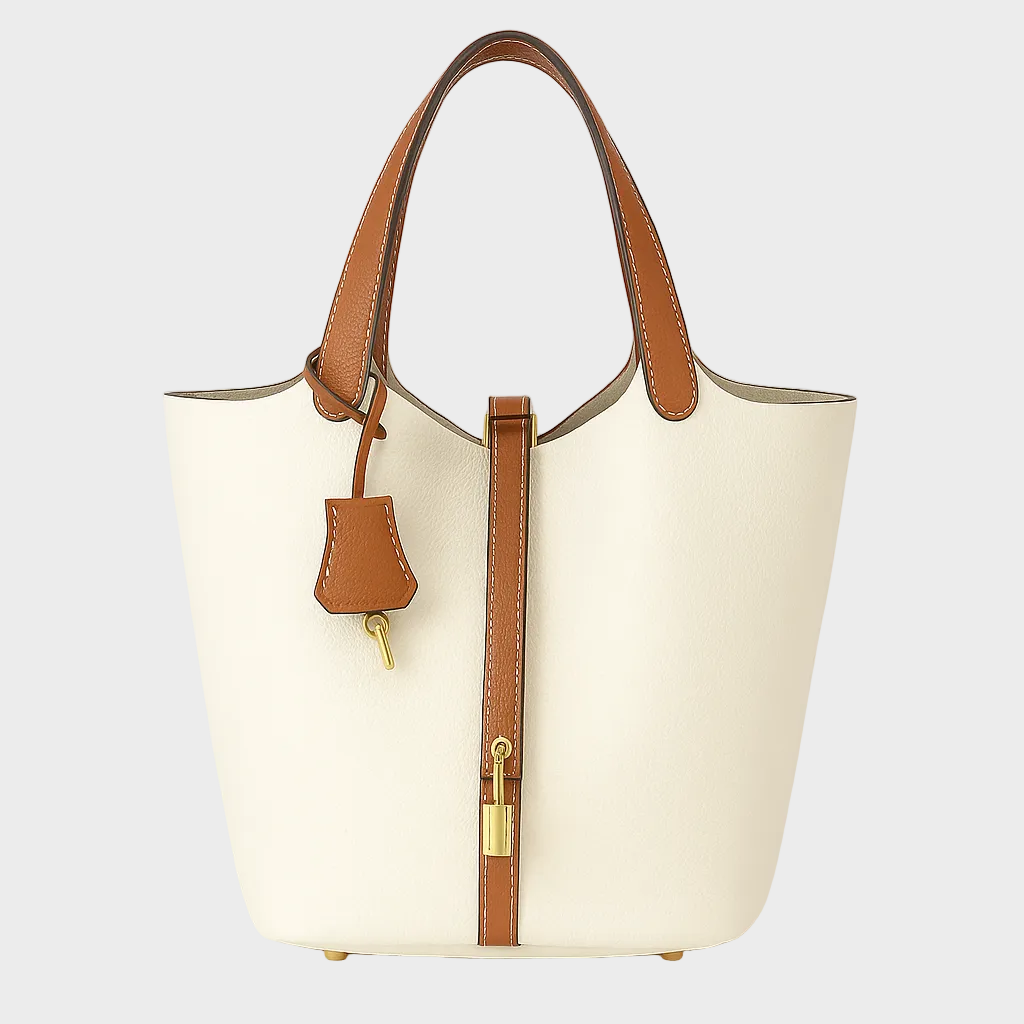 Kate Women's Pebbled Texture Lock Detail Handbag, view 37