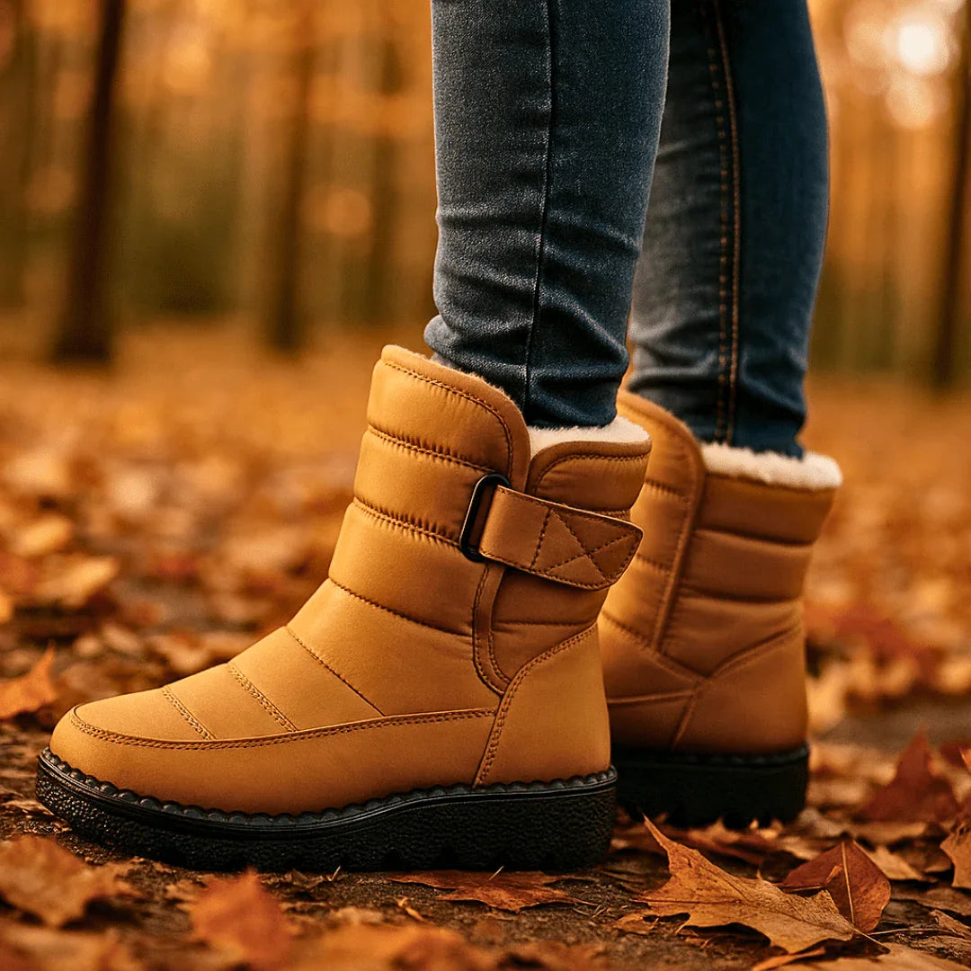 Sabrina Women's Faux Fur Quilted Ankle Boots, view 3