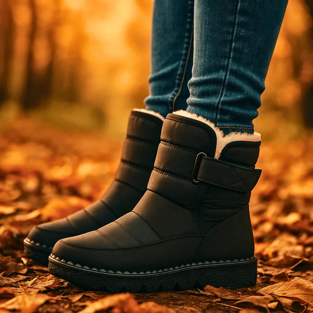 Sabrina Women's Faux Fur Quilted Ankle Boots, view 5