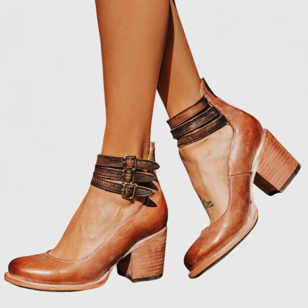 Clementine Women's Block Heel Western Boots, view 7