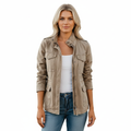 Women's Blazer with Long Sleeves and Four Pockets