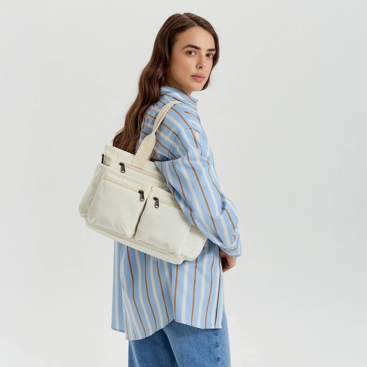 Kanna Women's Corduroy Crossbody Bag, view 23
