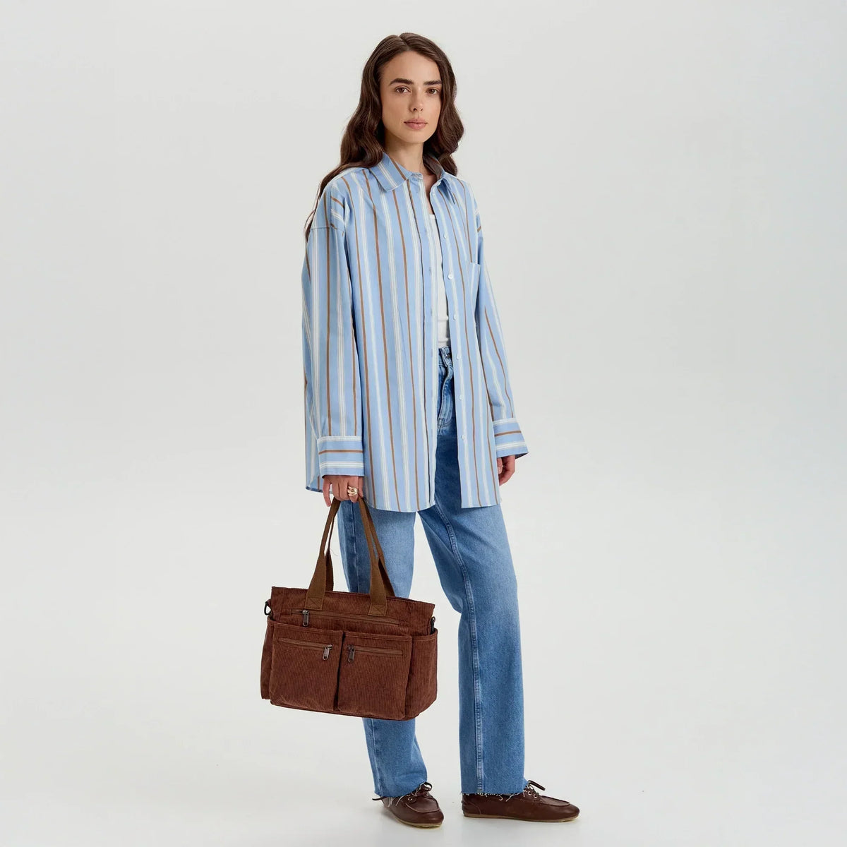 Kanna Women's Corduroy Crossbody Bag, view 12