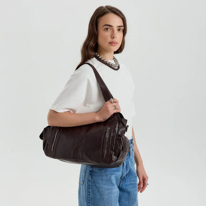 Launa Women's Faux Leather Crossbody Bag, view 15