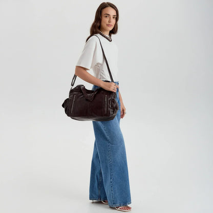 Launa Women's Faux Leather Crossbody Bag, view 9