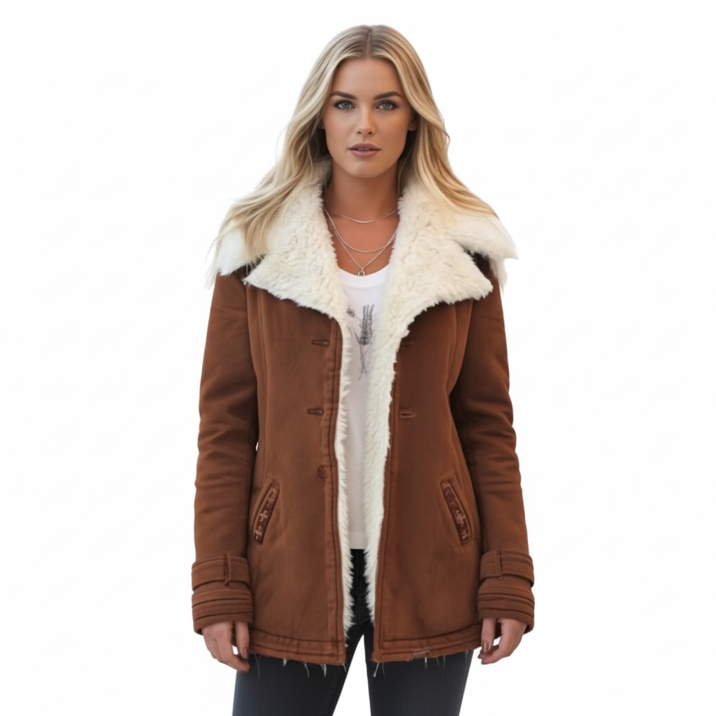 Women's Lightweight Winter Coat with Waterproof and Windproof Features