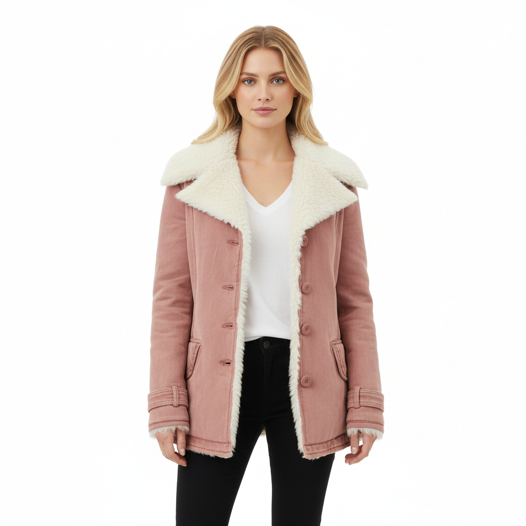 Women's Lightweight Winter Coat with Waterproof and Windproof Features