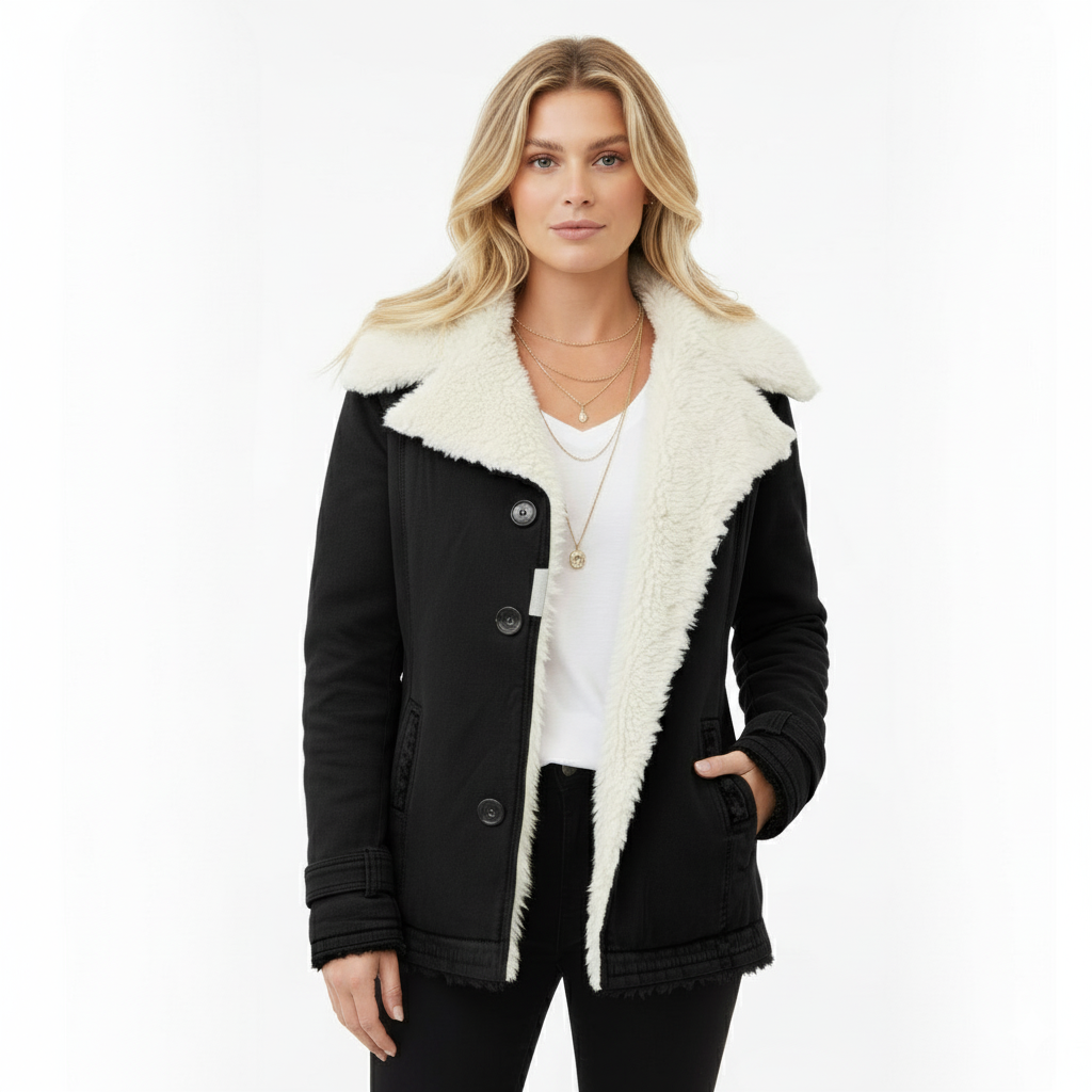Women's Lightweight Winter Coat with Waterproof and Windproof Features