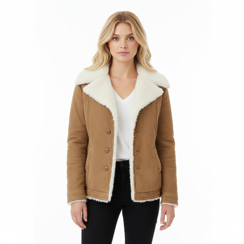 Women's Lightweight Winter Coat with Waterproof and Windproof Features