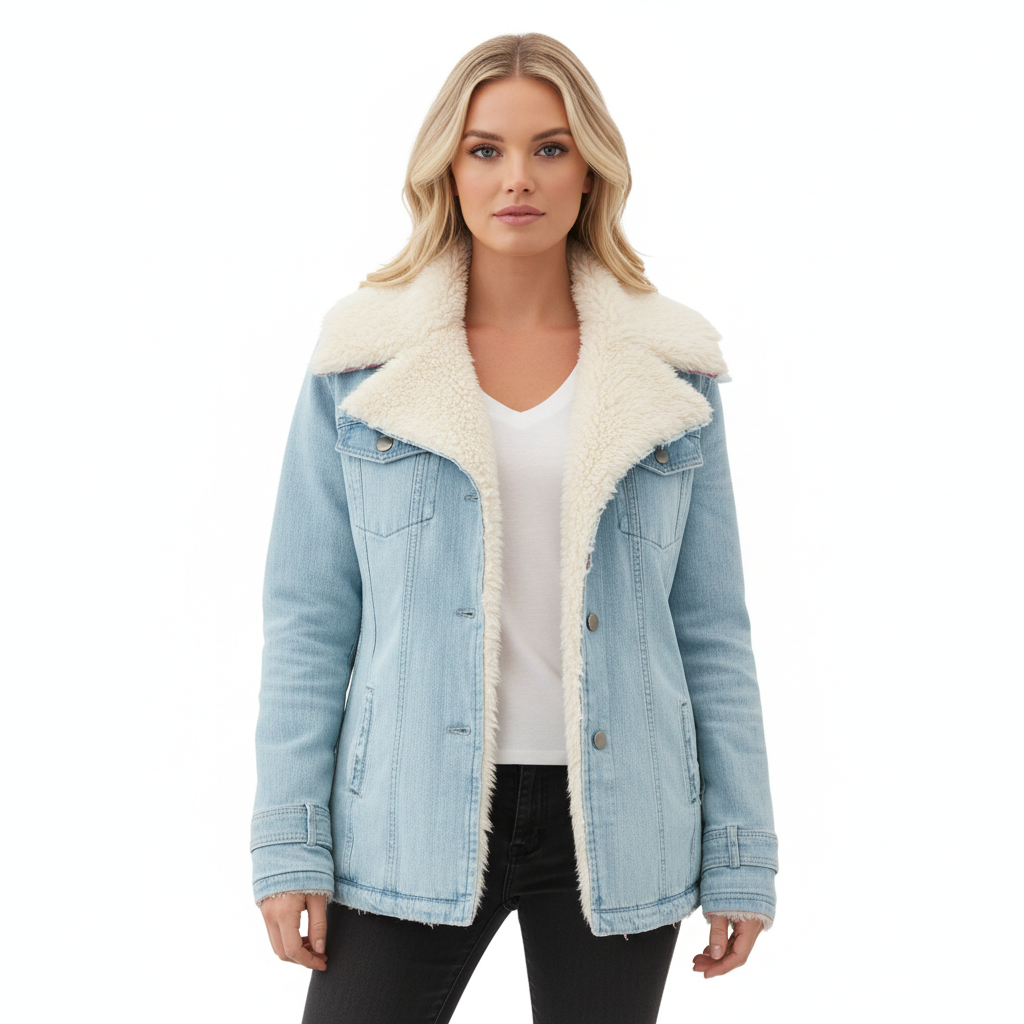 Women's Lightweight Winter Coat with Waterproof and Windproof Features