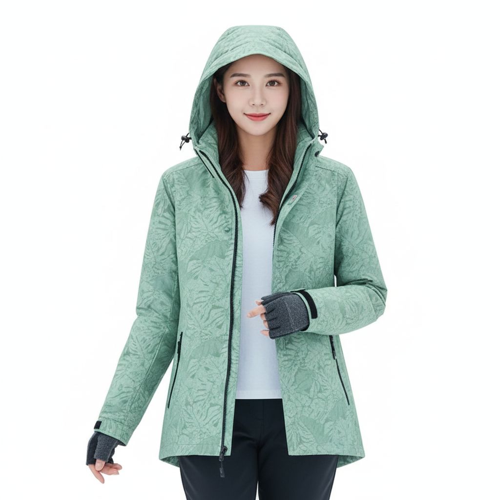 Women's Lightweight Jacket with Waterproof and Windproof Features