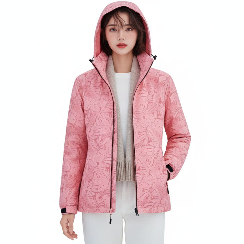 Women's Lightweight Jacket with Waterproof and Windproof Features