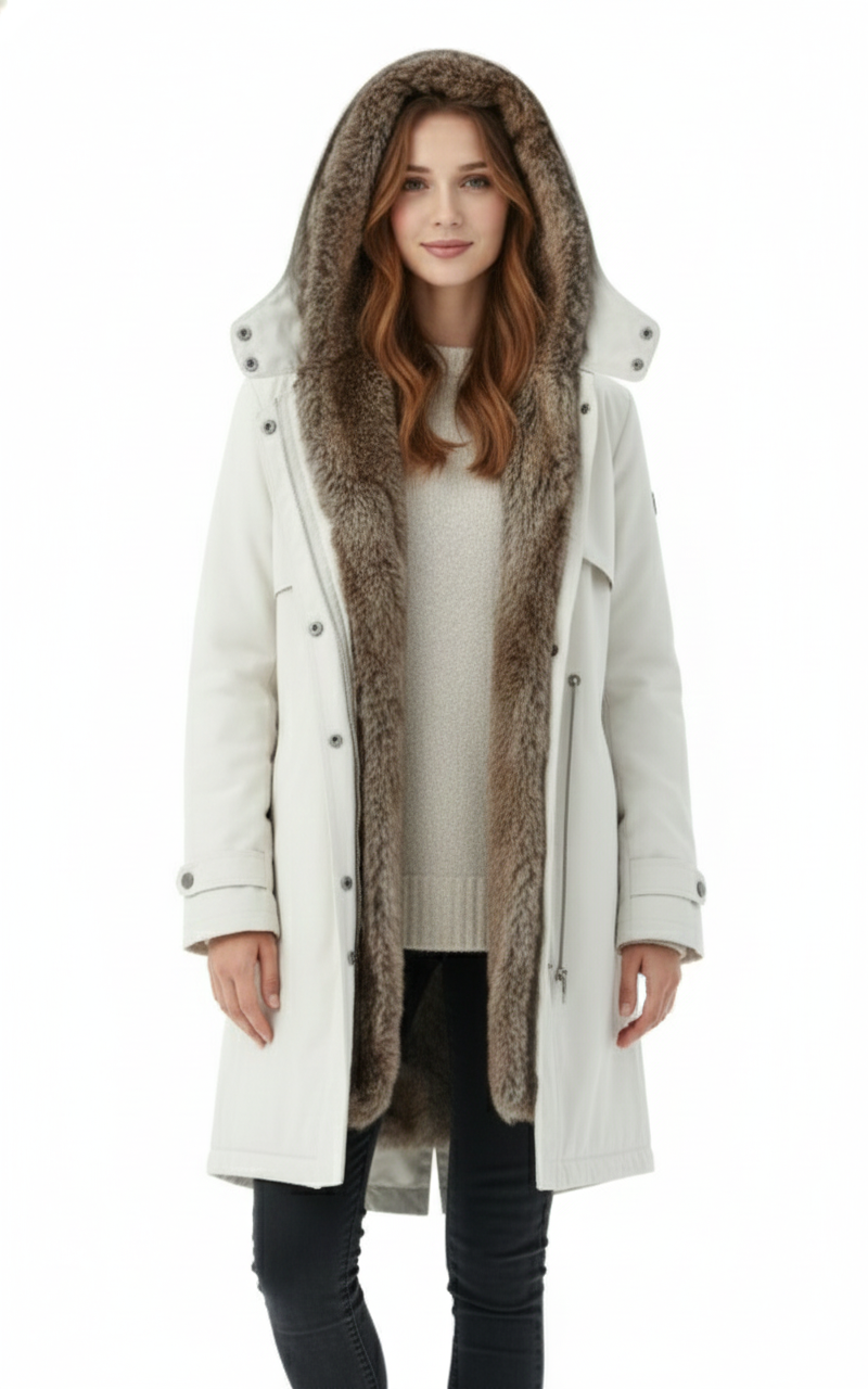 Women's Parka with Elegant Design and High Quality