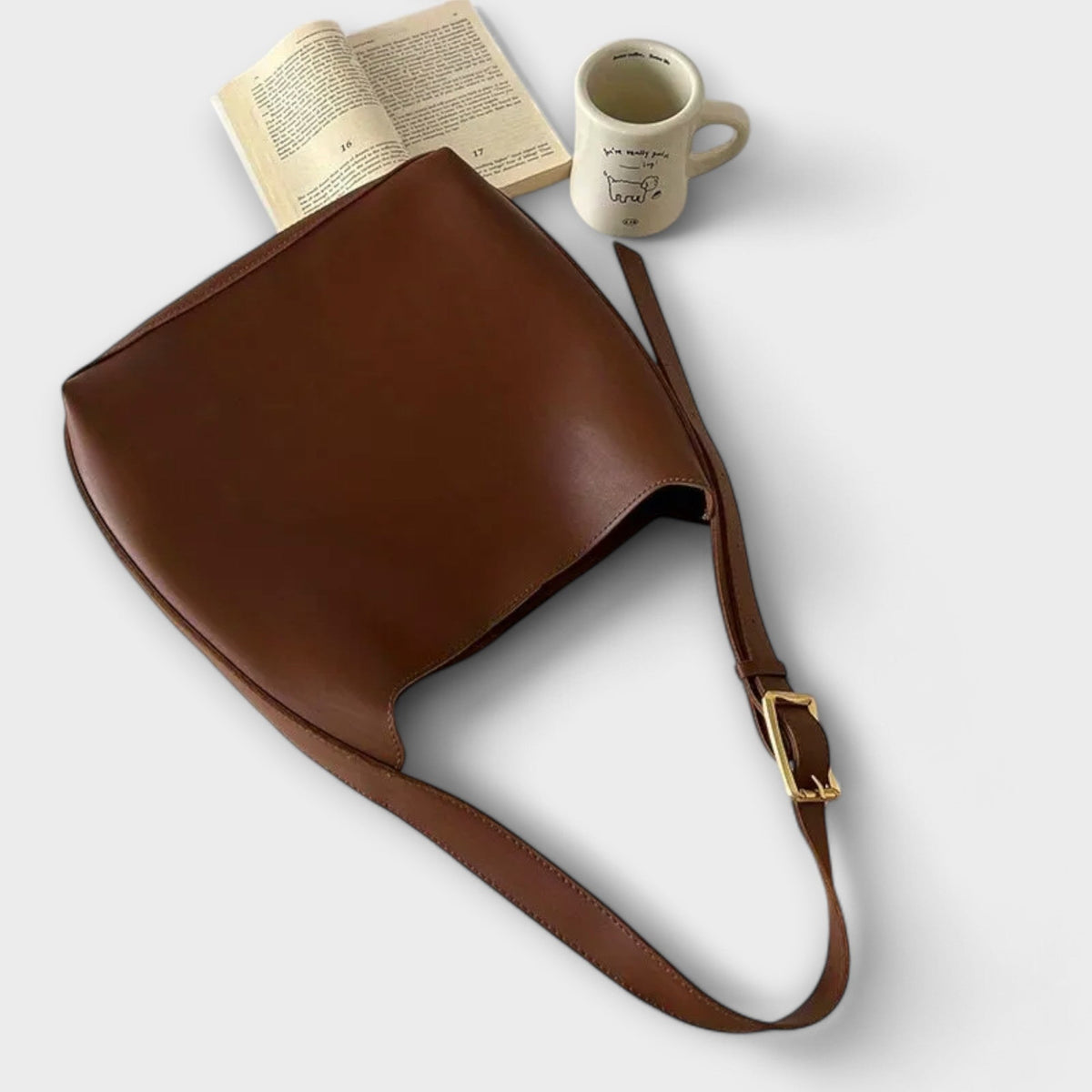 Sami Women's Faux Leather Shoulder Bag, view 4