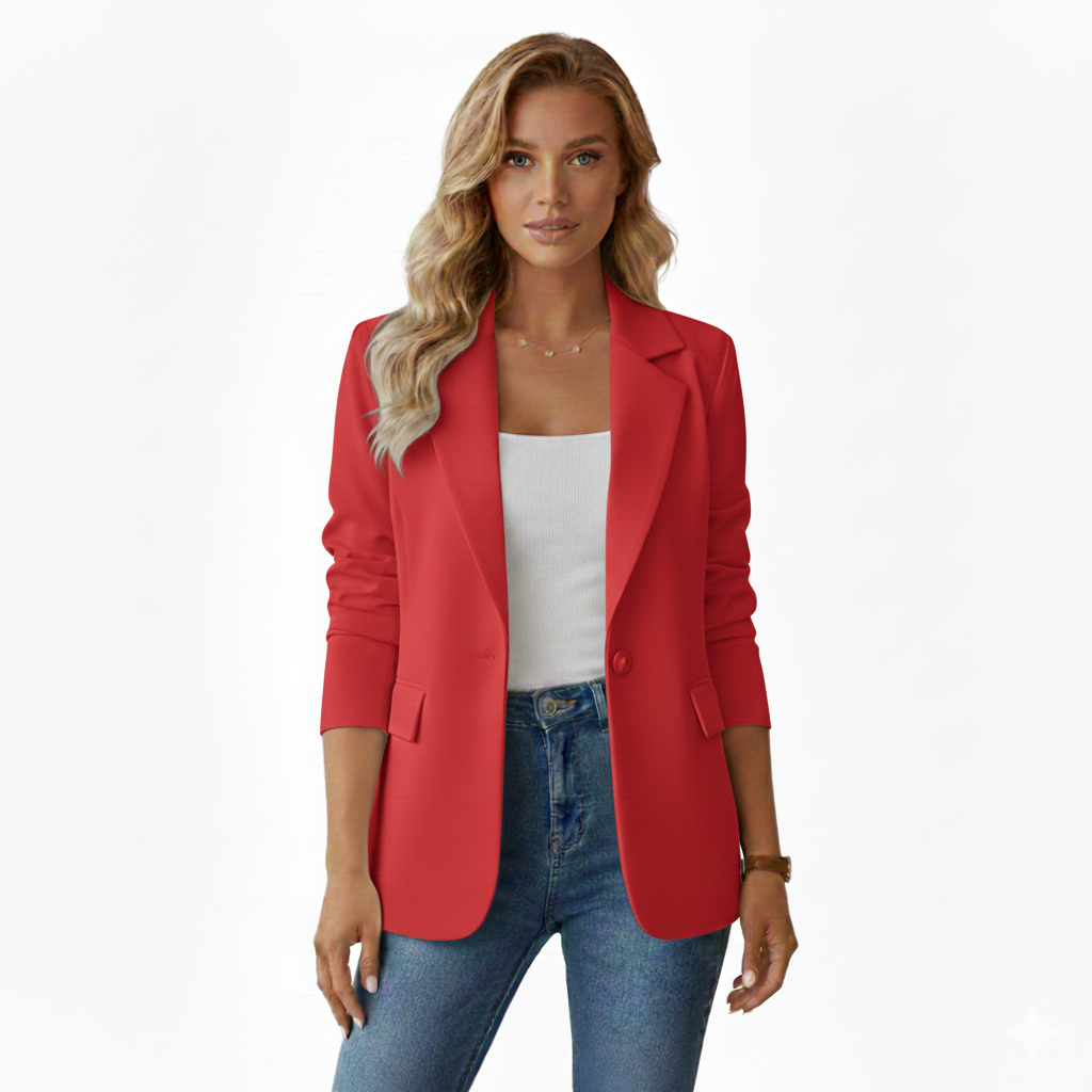 Women's Blazer with Long Sleeves for Any Occasion