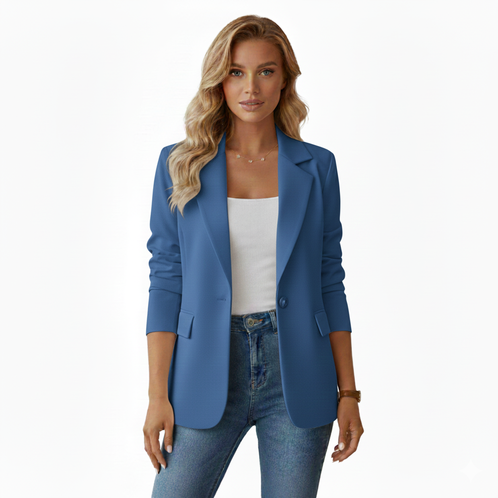 Women's Blazer with Long Sleeves for Any Occasion