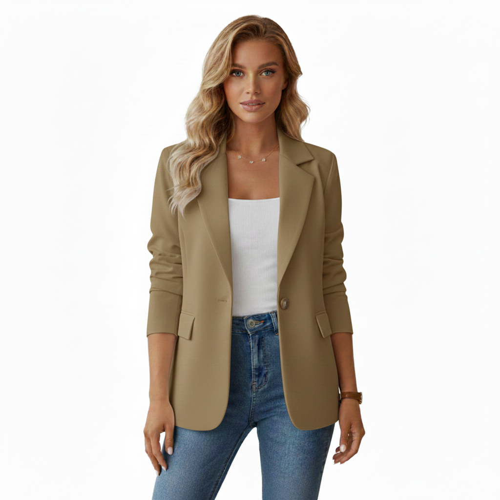 Women's Blazer with Long Sleeves for Any Occasion