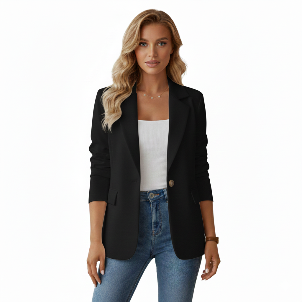 Women's Blazer with Long Sleeves for Any Occasion