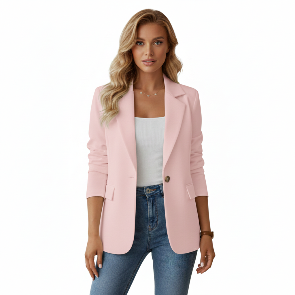 Women's Blazer with Long Sleeves for Any Occasion