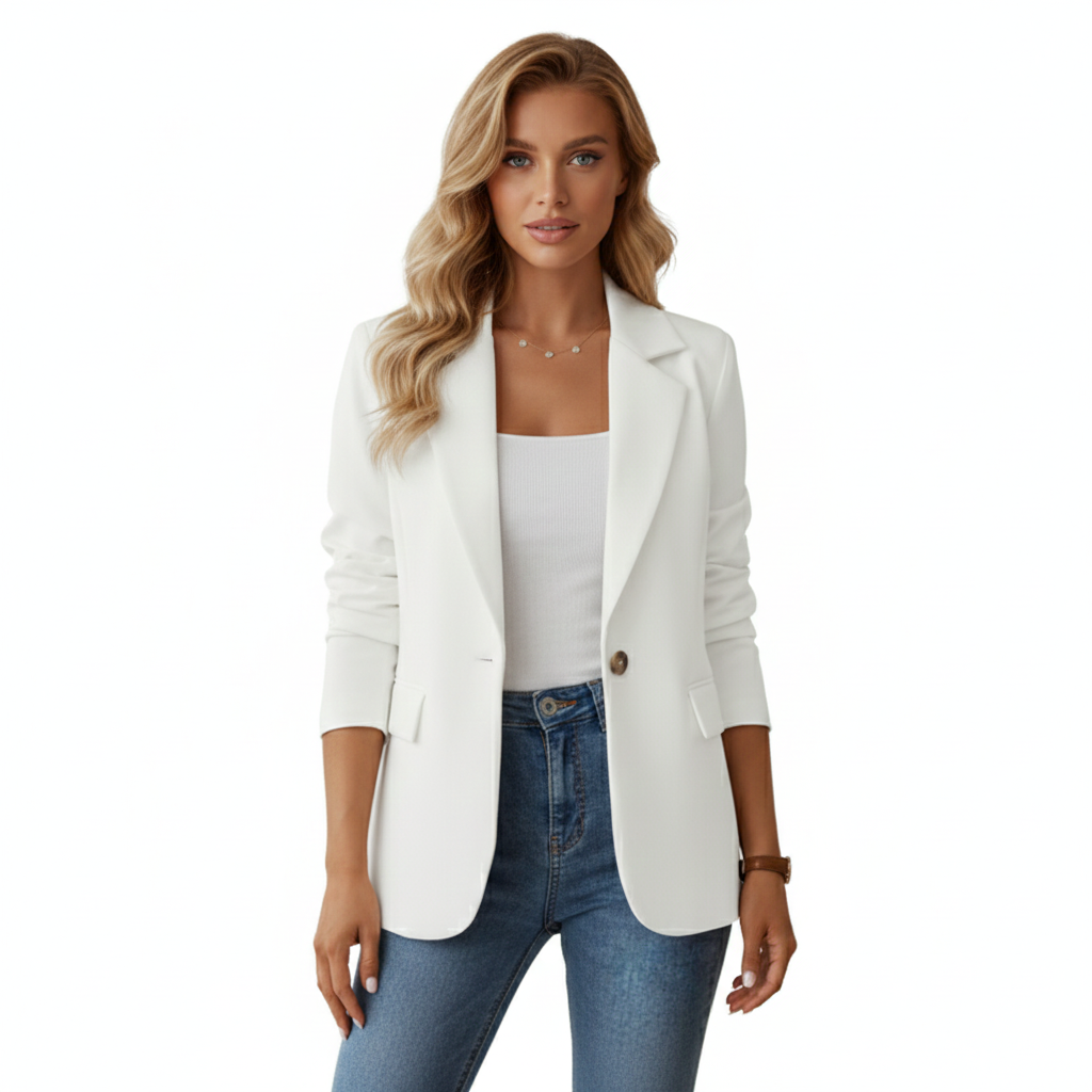 Women's Blazer with Long Sleeves for Any Occasion