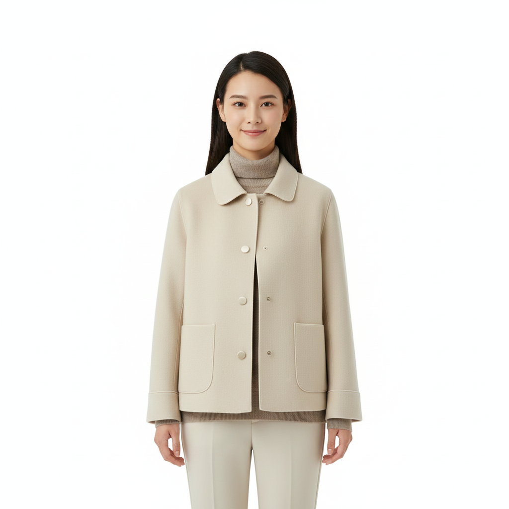 Women's Cotton Jacket with Timeless Style