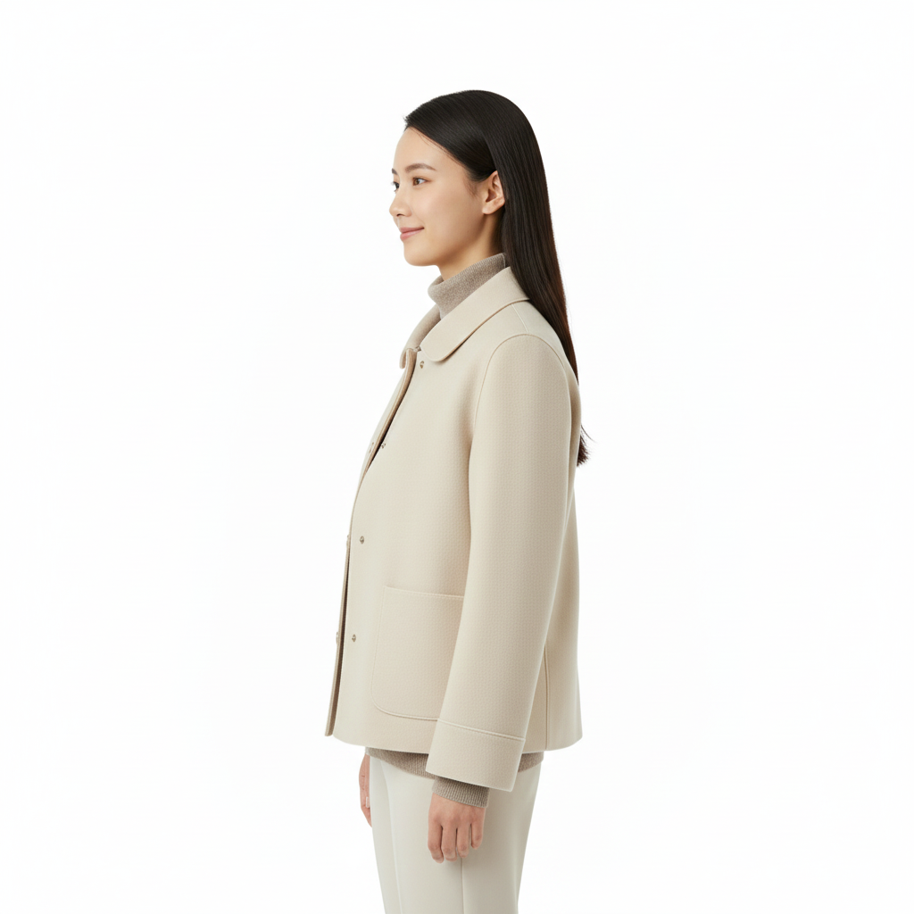 Women's Cotton Jacket with Timeless Style