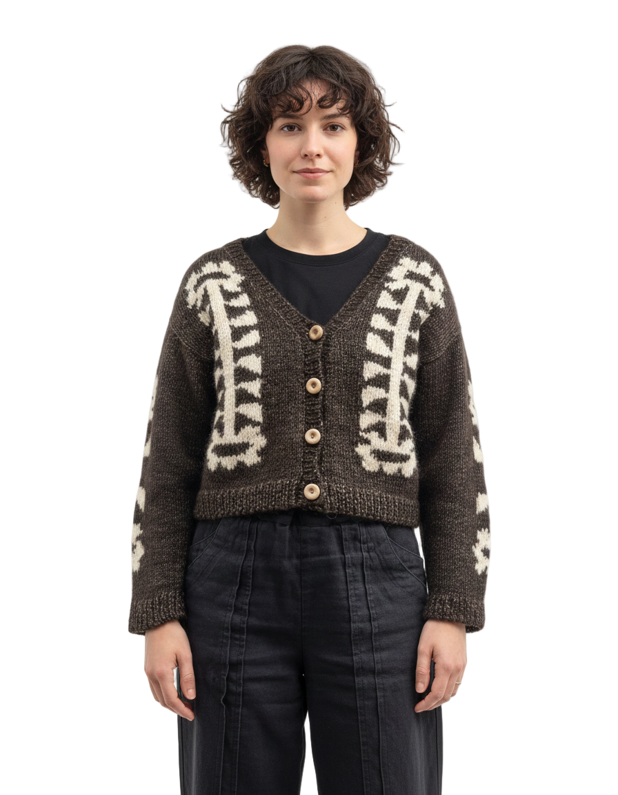 Women's Brown Cardigan