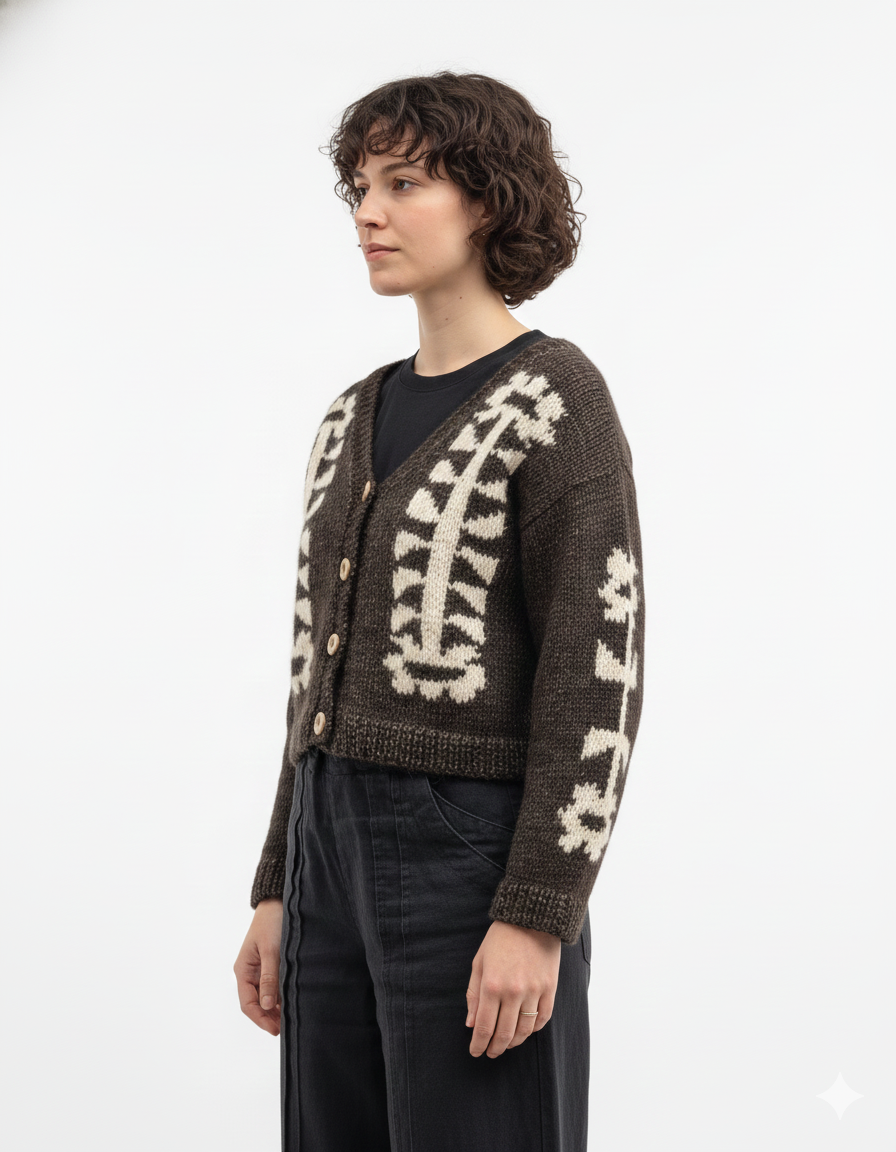 Women's Brown Cardigan