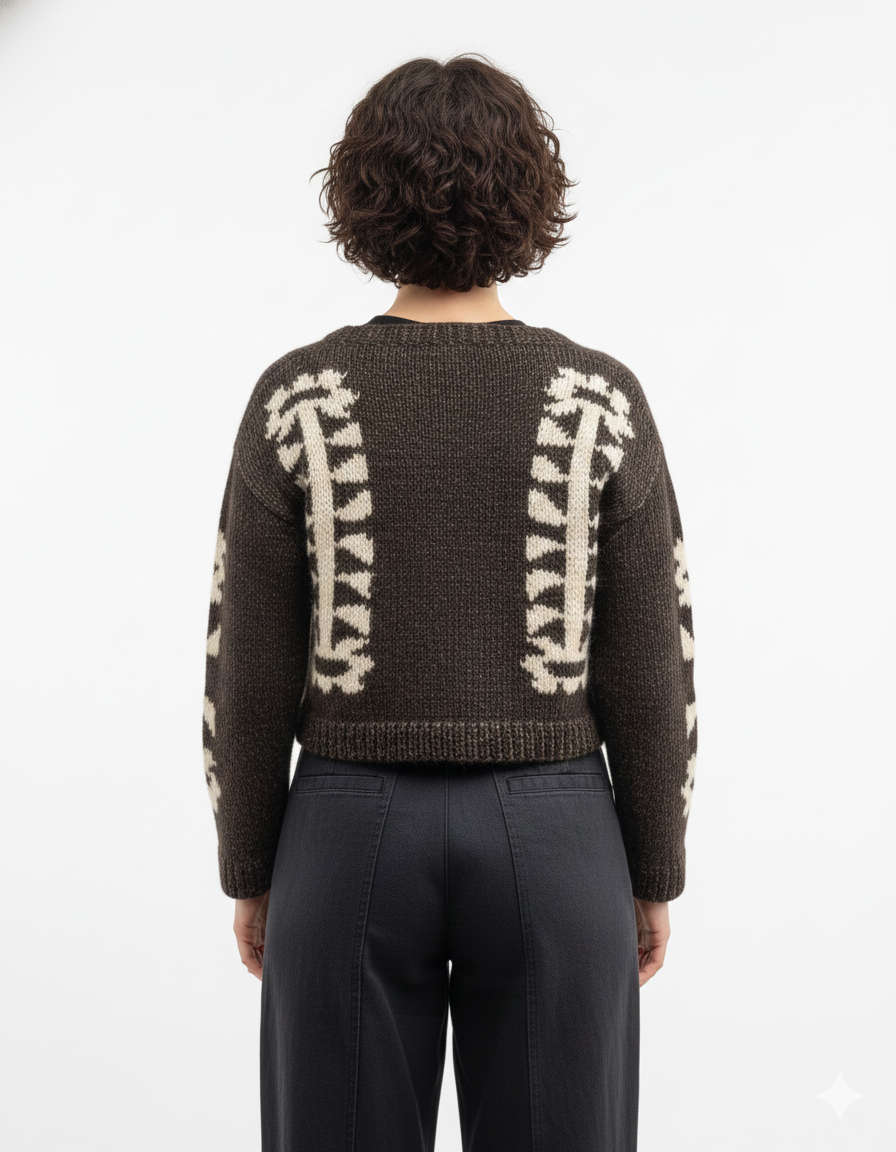 Women's Brown Cardigan