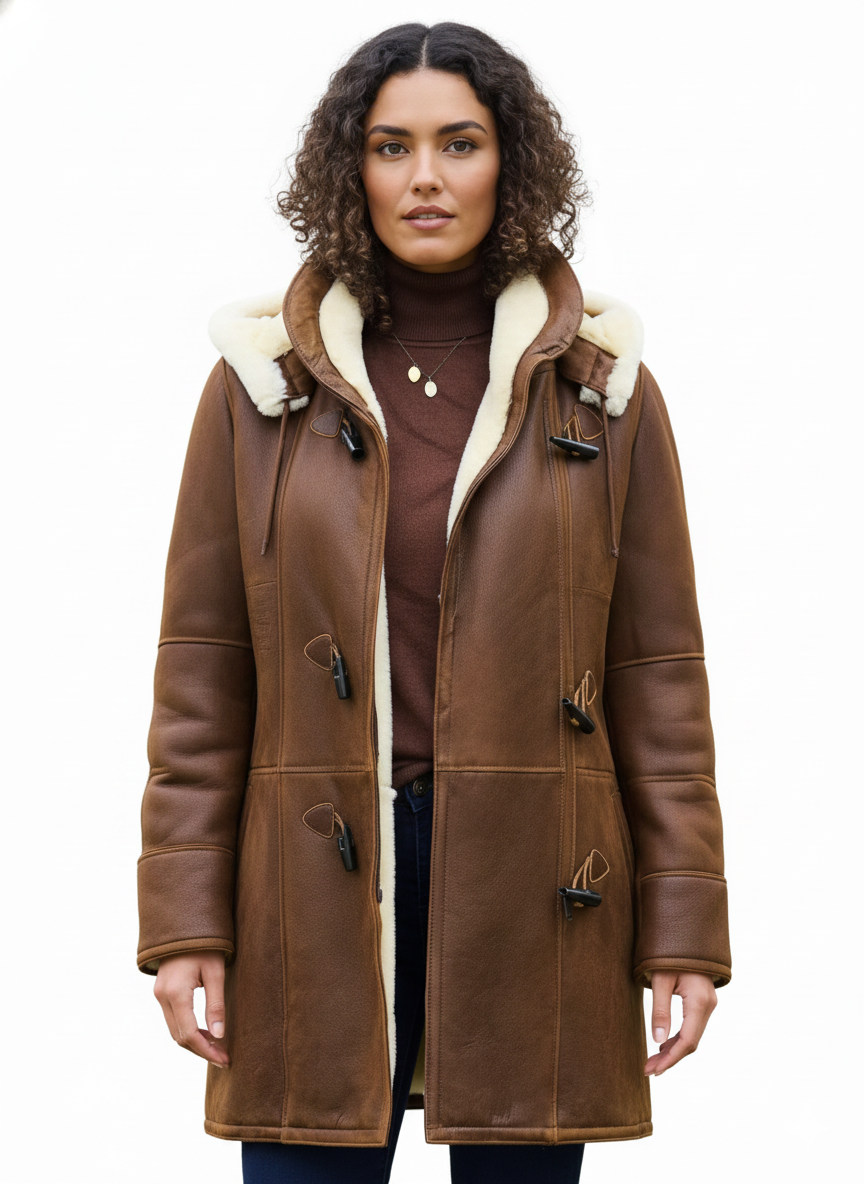 Women's Hooded Coat with Warmth for Winter Days