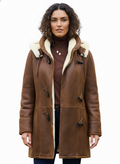 Women's Hooded Coat with Warmth for Winter Days