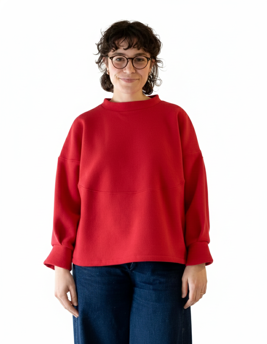 Women's Sweater in Red