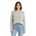 Women's Sweater with Long Sleeves in Gray