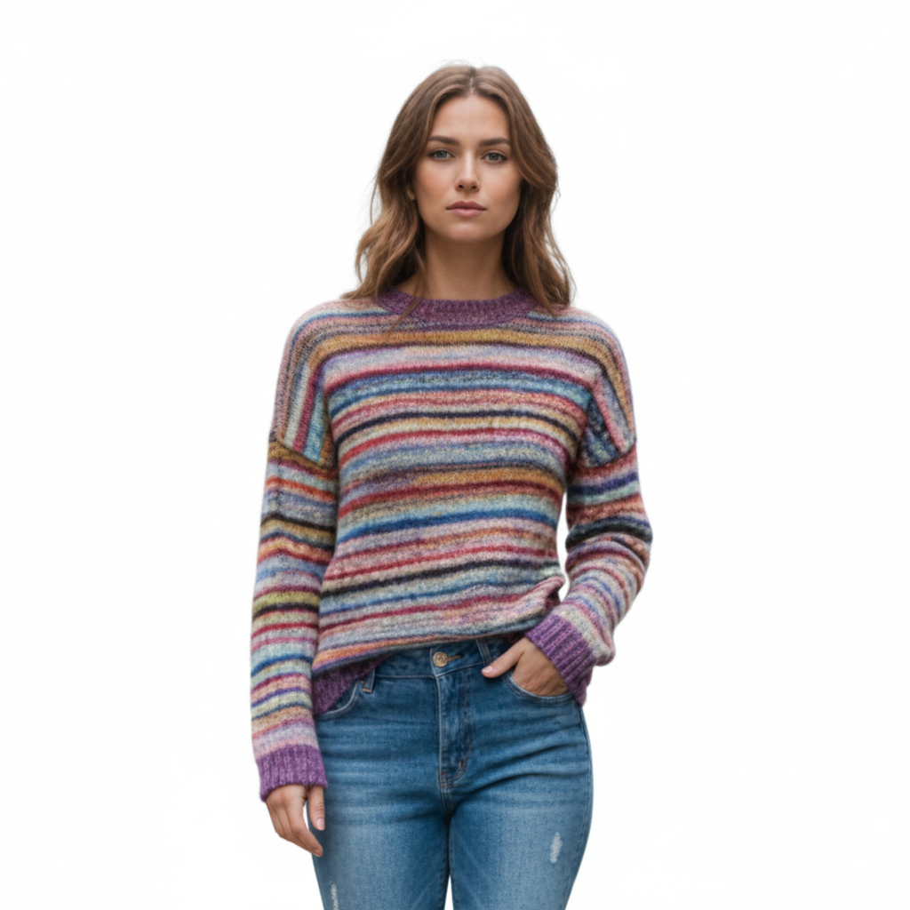 Women's Sweater with Warm Wool for Autumn