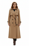 Women's Trench Coat with Timeless Versatility