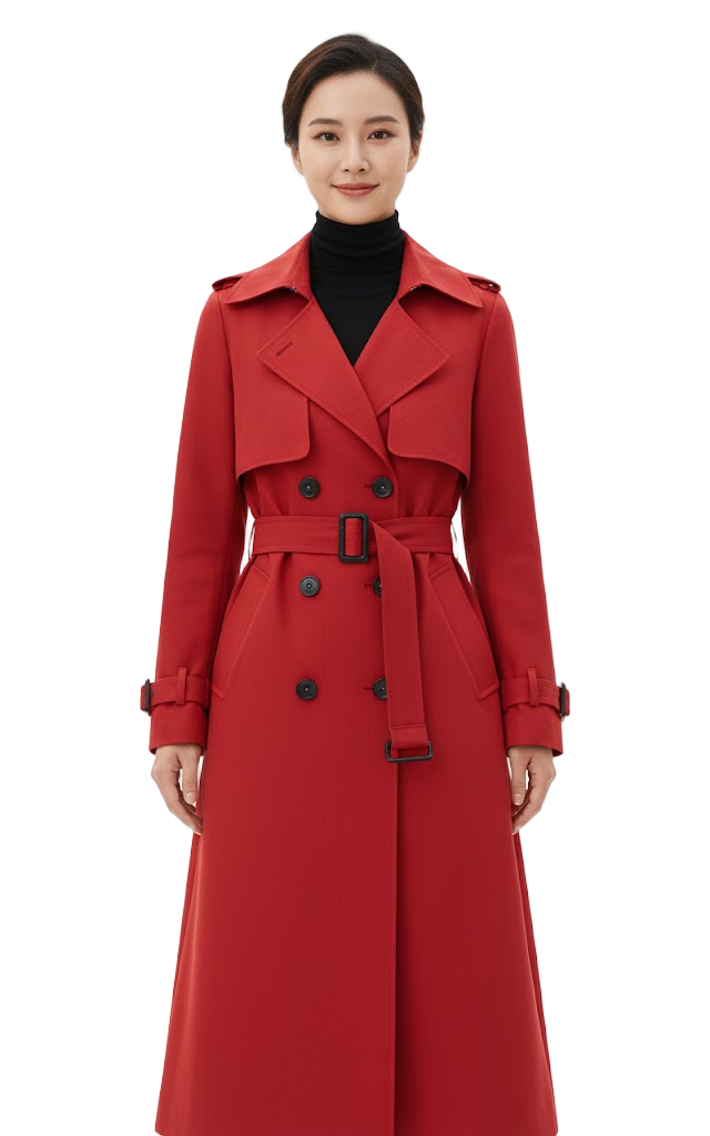 Women's Trench Coat with Timeless Versatility