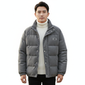 Men's Jacket with Ribbed Velvet and Wool Blend