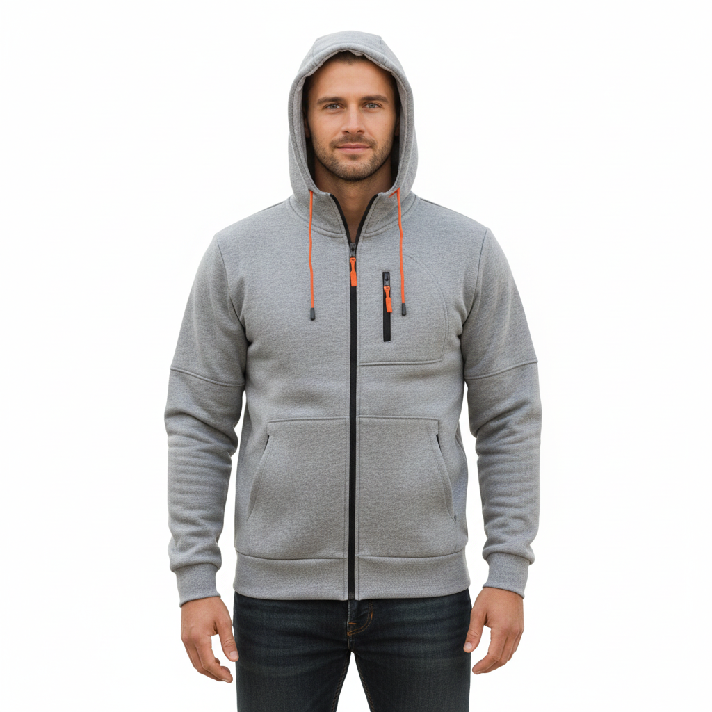 Men's Hoodie with Versatile Cotton Fabric