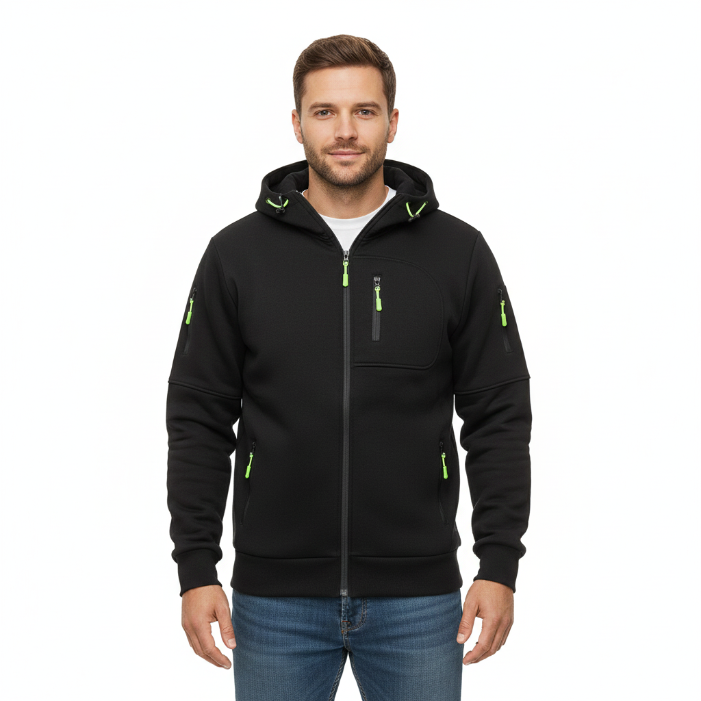 Men's Hoodie with Versatile Cotton Fabric