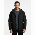 Men's Lightweight Waterproof Jacket with Durable Nylon Construction