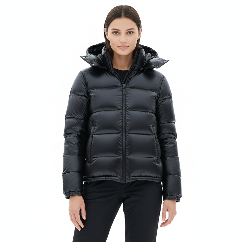 Women's Lightweight Waterproof Puffer Jacket with Warmth