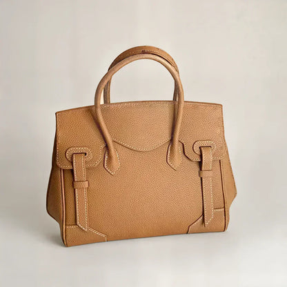 Petrina Women's Structured Leather Crossbody Bag, view 8