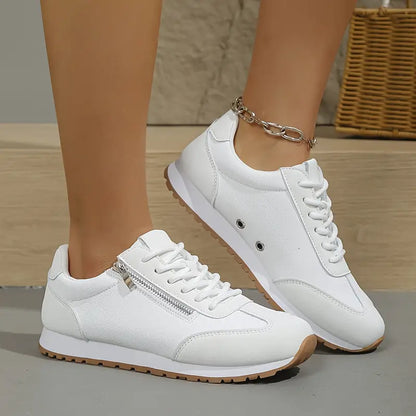 Mariella Women's Lace Up Platform Trainers, view 3