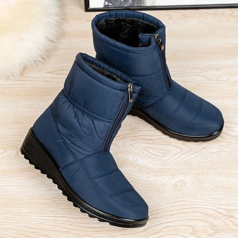 Blythe Women's Quilted Side Zip Ankle Boots, view 12