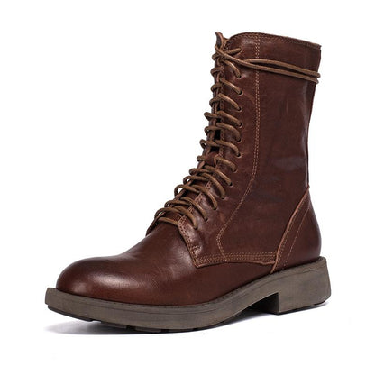 Romy Women's Sheepskin Chunky Side Zip Ankle Boots, view 9