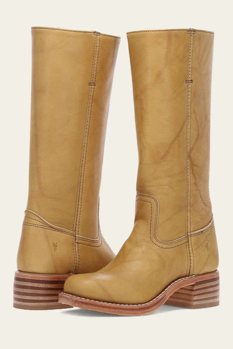 Clara Women's Pointed Toe Stitched Leather Western Boots, view 1