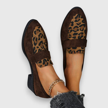 Brunika Women's Leopard Print Loafers, view 7