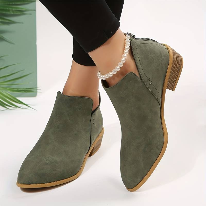 Wynn Women's Low Heel Ankle Boots, view 1