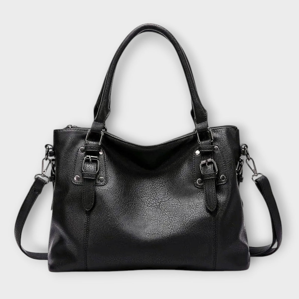 Como Women's Leather Magnetic Flap Shoulder Bag, view 4