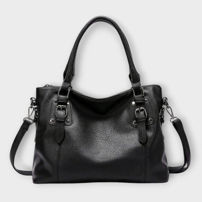 Como Women's Leather Magnetic Flap Shoulder Bag, view 4